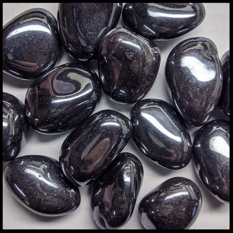 Hematite natural stone close-up