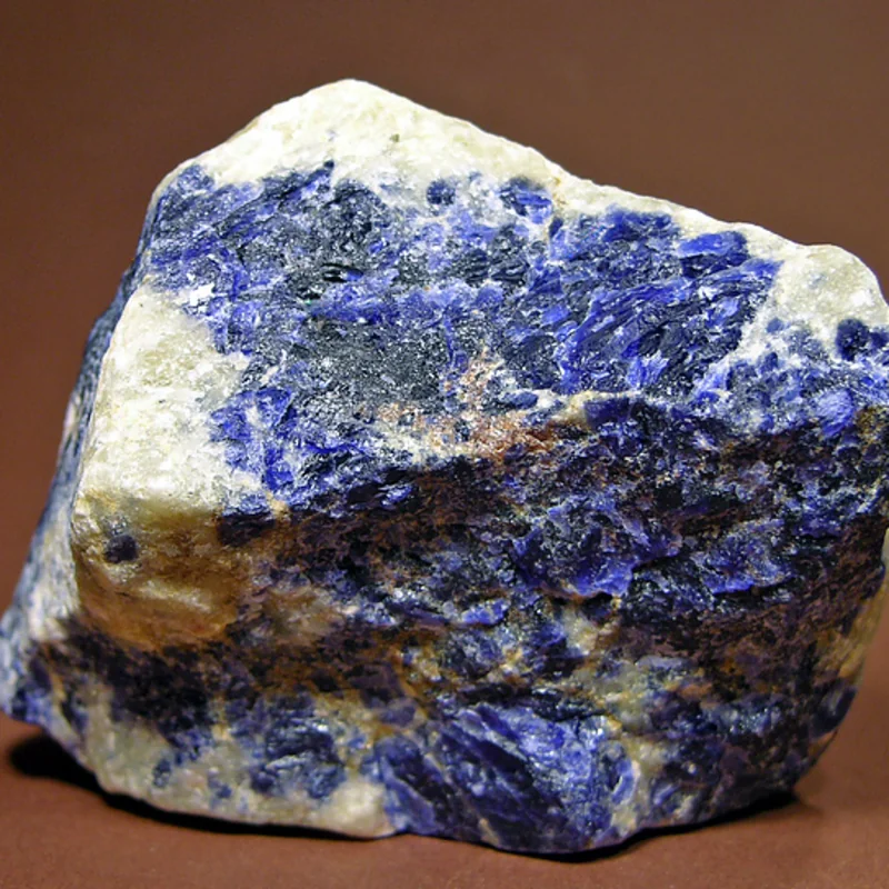 Sodalite natural stone close-up